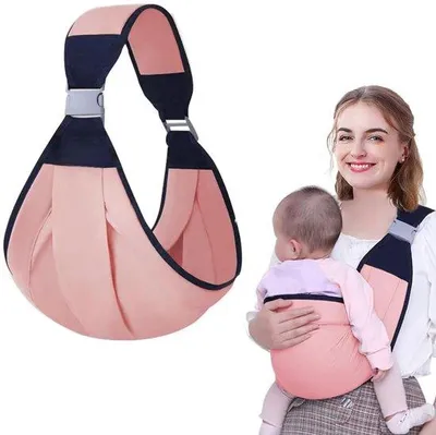 Produktbild von Unyqoos® Ergonomische, verstellbare Babytrage aus hochwertiger Baumwolle – sicherheits, maschinenwaschbar, für Neugeborene & Kleinkinder bis 20 kg