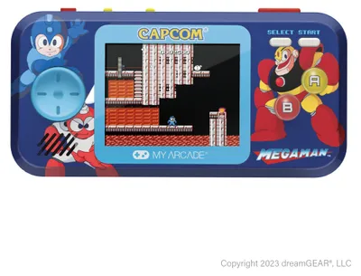 Image de Système de jeux portable bleu - Écran de 2,75 pouces - Contrôle par boutons - Alimentation par batterie et USB-C