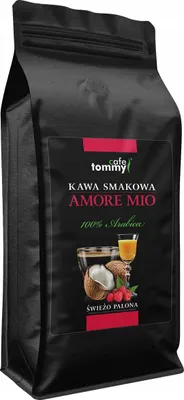 Image de AMORE MIO Grains de café aromatisés 1 kg 100 % Arabica Fraîchement torréfiés