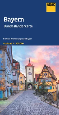 Produktbild von ADAC Bundesländerkarte Deutschland 12 Bayern 1:300.000