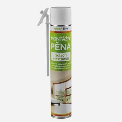 Obrázek produktu pro Den Braven - Montážní pěna Green line, trubičková dóza 750 ml, žlutá