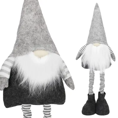 Produktbild von SPRINGOS Weihnachtszwerg Wichtel GNOME 60 cm Teleskopbeine Weihnachten Weihnachtsdekoration Dekofigur