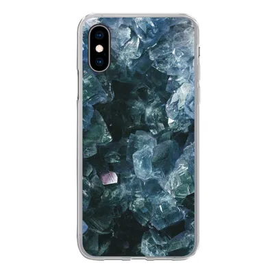 Produktbild von MuchoWow® Handyhülle Schutzhülle Hülle für iPhone X Edelsteine und Mineralien - Kristall - Naturstein Silikon Softcase Handy Hülle - Handyhülle