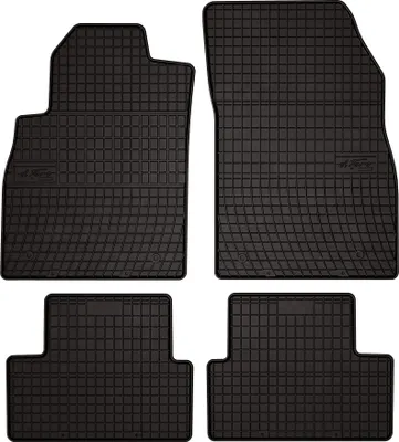 Immagine prodotto di Tappetini auto in gomma adatto per Opel Astra J (2009-2015, hatchback, berlina, station wagon, sports tourer) neri, set 4 pz, con fissaggi