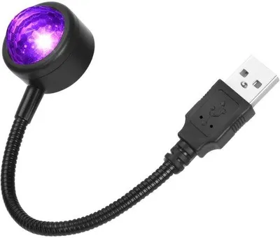 Zdjęcie produktu dla Mini łańcuch świetlny LED – obrót o 360° – lampka nocna z zasilaniem USB – mini lampa z kulą dyskotekową – na imprezy, do restauracji i barów