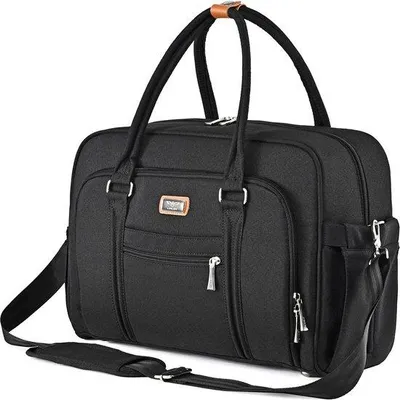 Produktbild von Famanu Wickeltasche mit Wickelunterlage und isolierten Fächern - Schwarz
