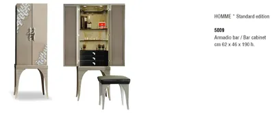Produktbild von Barschrank Wohnzimmer Massivholz Schrank Möbel Bizzotto Möbel Design Kabinett