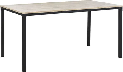 Obrázek produktu pro BELIANI Jídelní stůl černý světlé dřevo 150 x 90 cm 6místný skandinávskýstyl kuchyně jídelna