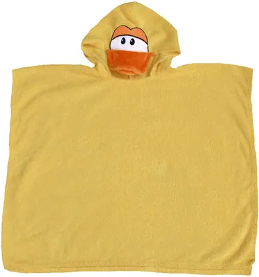 Produktbild von Nici Badeponcho Ente für Kinder – weicher Kapuzenponcho aus Baumwolle (gelb)