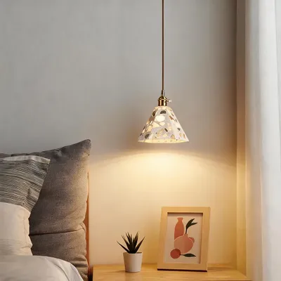 Produktbild von Hängeleuchte Lampschirm Pendelleuchte Flurlampe Ganglampe Korridorlampe Vintage-Hängeleuchte Ohne Leuchtmittel D/SJXDDD/