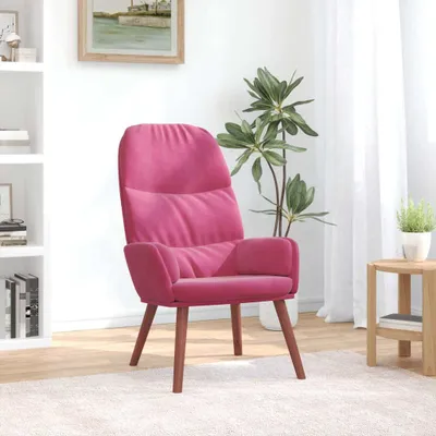Produktbild von Möbel Relaxsessel Weinrot Samt - Fernseh- & Relaxsessel CC3811