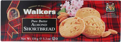Produktbild von WALKERS SHORTBREAD, mit Mandelstückchen 150g