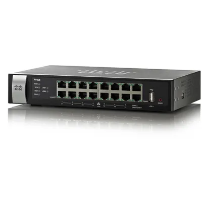 Produktbild von Cisco RV325, Ethernet-WAN, Gigabit Ethernet, Schwarz