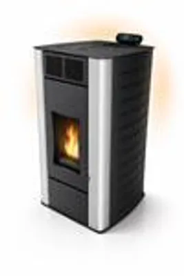 Produktbild von NEMAXX® P18 wasserführender Pelletofen 18 kW, A+ – bis 300 m³, Wasser 12,5 kW, 40 kg Tank, bis 18 Std. – BAFA-förderfähig, Wi-Fi-ready – Schwarz