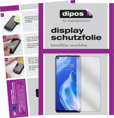 Produktbild von 2x Schutzfolie für Huawei P40 lite 5G klar Displayschutzfolie Folie Display Schutz dipos
