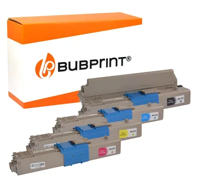 Produktbild von 4 Toner kompatibel für OKI C301 C301DN C321 C321DN MC332 MC332DN MC340 MC342 MC342DN MC342DNW Schwarz Cyan Magenta Gelb