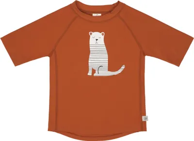 Produktbild von Lässiges Badeshirt mit UV-60-Schutz, Kurzarm-Rashguard – Tigerrest – 3–6 Monate – Größe 62–68