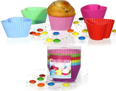 Produktbild von Muffin Silikonform HERZ