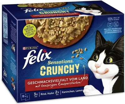 Produktbild von Felix Sensations Crunchy Land 10x85g + 1x40g | 10x85g