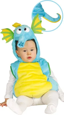 Produktbild von Baby Seepferdchen - Kostüm für Kinder Gr. 86 - 98, Größe:74/80