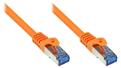 Zdjęcie produktu dla Alcasa Cat6a 1m, 1 m, Cat6a, S/FTP (S-STP), RJ-45, RJ-45, Pomarańczowy