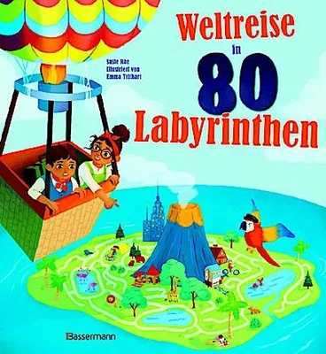 Immagine prodotto di Weltreise in 80 Labyrinthen. Das Rätselbuch Für Kinder ab 7 Jahren