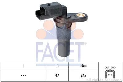 Produktbild von FACET 9.0536 Kurbelwellensensor Impulsgeber für RENAULT Clio III Schrägheck (BR0/1, CR0/1)