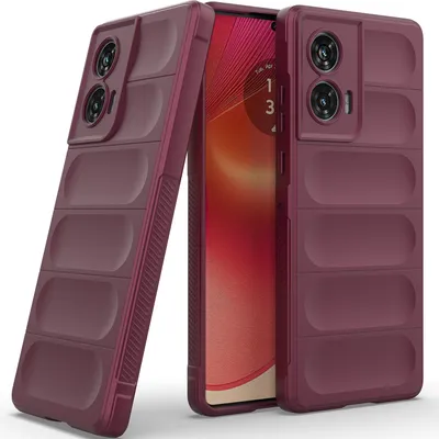 Obrázek produktu pro Pouzdro pro Motorola Edge 50 Fusion Měkké TPU Silikonové Nárazuvzdorné Ochranné Pouzdro Bordó