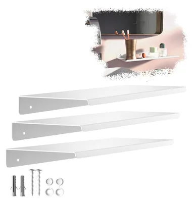 Produktbild von SOTECH Wandregal HOVER-IV 350 x 130 x 30 mm weiß (3 Stück)