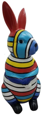 Produktbild von Abstrakte Deko Figur Statue Skulptur 50 cm Figuren Statuen Skulpturen A719 Hase