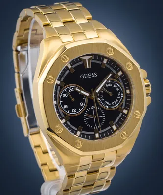 Produktbild von Guess GW0278G2 Herren-Armbanduhr, Edelstahl-Gehäuse, Metall-Armband