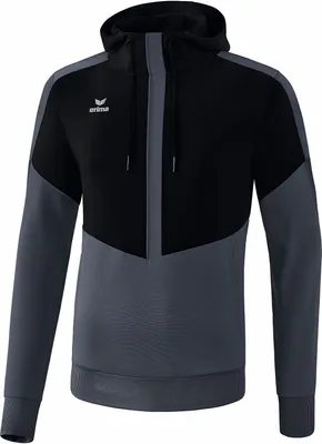 Produktbild von Erima Squad Kapuzensweat Herren - Schwarz / Slate Grey