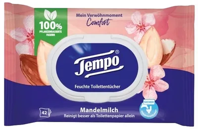 Produktbild von Tempo Feuchtes Toilettenpapier, 42 Tücher