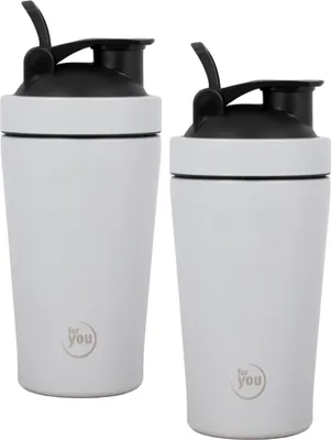 Obrázek produktu pro pro vás Šejkr z nerezové oceli dvojité balení