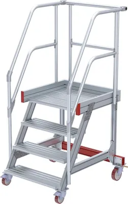 Produktbild von Euroline 513 Wartungsbühne 60° 800mm Stufenbreite 4 Stufen