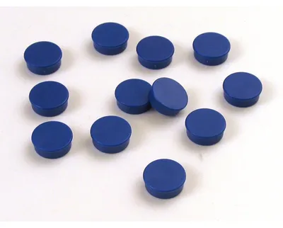 Produktbild von Magnete rund 30mm VE=10 Stück blau