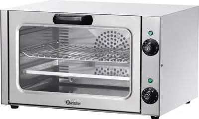 Produktbild von Bartscher A120880, Elektrischer Ofen, 2500 W, 2500 W, 250 °C, Edelstahl, Drehregler