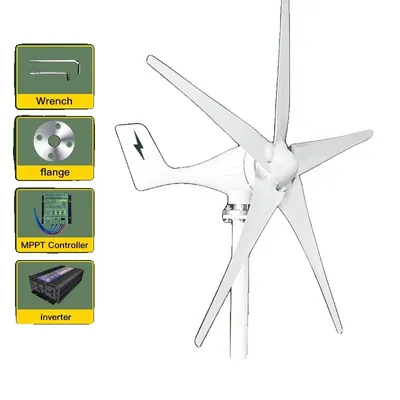 Produktbild von Windturbinen-Generator, 3000W Leistungsabgabe, Spannungsoptionen, Inselnetzsystem 1, 1000W, 12V