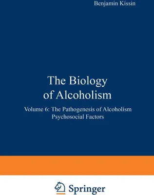 Produktbild von The Biology of Alcoholism