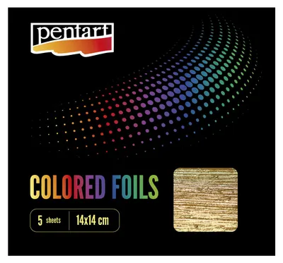 Immagine prodotto di Fogli decorativi colorati Pentart 14 × 14 cm, 5 pz - rosa