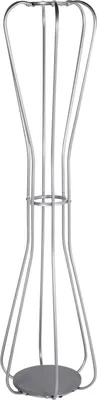 Produktbild von BELIANI Kleiderständer, silbernes Metall, 165 cm, freistehender Jackenständer, industriell, modern, dekoratives Akzentstück, Flur-Accessoires
