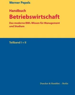 Obrázek produktu pro Handbuch Betriebswirtschaft