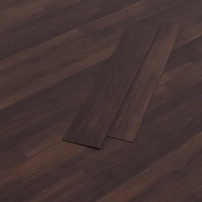 Produktbild von HAGO24 Klebevinylboden 2,23m² Rot Braun Nuss Bodenbelag Laminat Holzmusterung 2mm Dicke Wasserresistent PVC 16 Planken Feuchtraumgeeignet