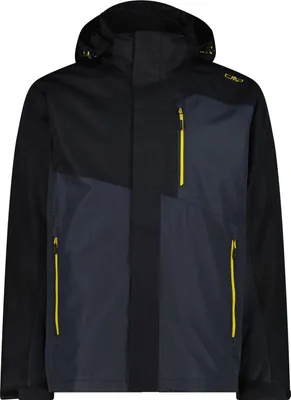 Produktbild von Cmp Man Jacket Zip Hood Detachable Inn.jacket Nero-Antracite Nero-Antracite 52