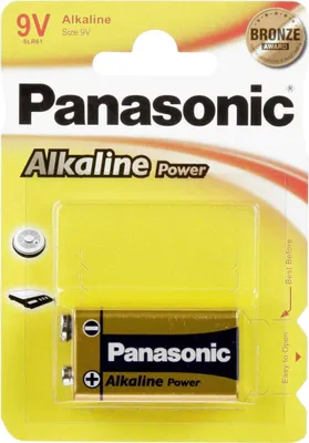 Immagine prodotto di PANASONIC Pile AlkalinePower 9Volt Blister