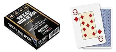 Zdjęcie produktu dla Karty do pokera texas hold'em profesjonalne PVC wodoodporne dla graczy