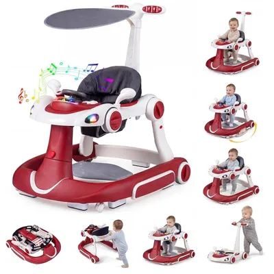 Produktbild von 7-in-1 Baby-Lauflernhilfe mit einstellbarer Höhe und Geschwindigkeit