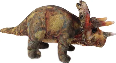Produktbild von Plüschtier Triceratops 47 cm, Kuscheltier Stofftier Urzeittier Dinosaurier Tier