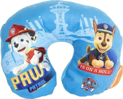 Immagine prodotto di Cuscino da viaggio blu per il collo per bambini e cani