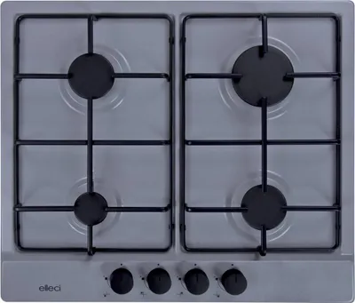 Zdjęcie produktu dla Elleci Style 60 G48 Grey Gazowa kuchenka do zabudowy 58 cm 4 palniki